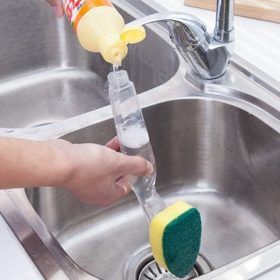 Water Brush Cleaning Non-stick Kitchen Oil Pot Brush Sponge Tableware Brush
