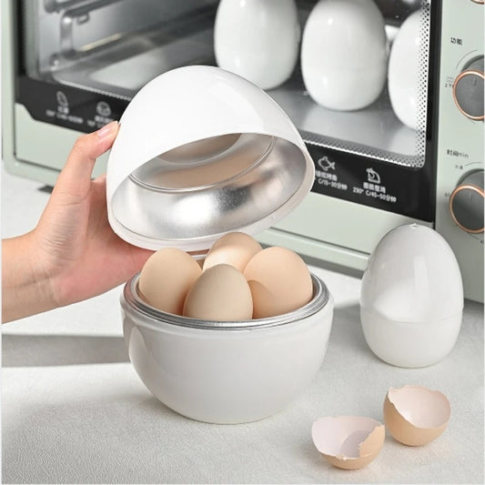 Capacity For 4 Eggs Microwave Egg Steamer Boiler Cooker Easy Quick 5 Minutes Hard Or Soft Boiled